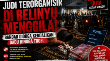 Judi Terorganisir di Belinyu Menggila, Bandar Diduga Kendalikan Dadu hingga Togel