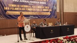 Caption : Muhammad Jazuli Anggota Dewan Pers (Ketua Komisi Pengaduan dan Penegakan Etika Pers) Narasumber Seminar Nasional MUNAS PJS III, Hotel Acacia Jakarta, 21-23 Juli 2026