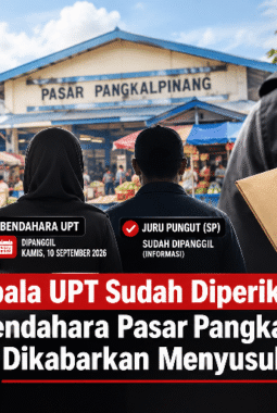 Kepala UPT Sudah Diperiksa, Kini Bendahara Pasar Pangkalpinang Dikabarkan Menyusul