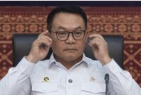 Caption: Menko Polkam Dudung Abdurachman 
Sumber Foto: ANTARA Foto/Nova Wahyudi